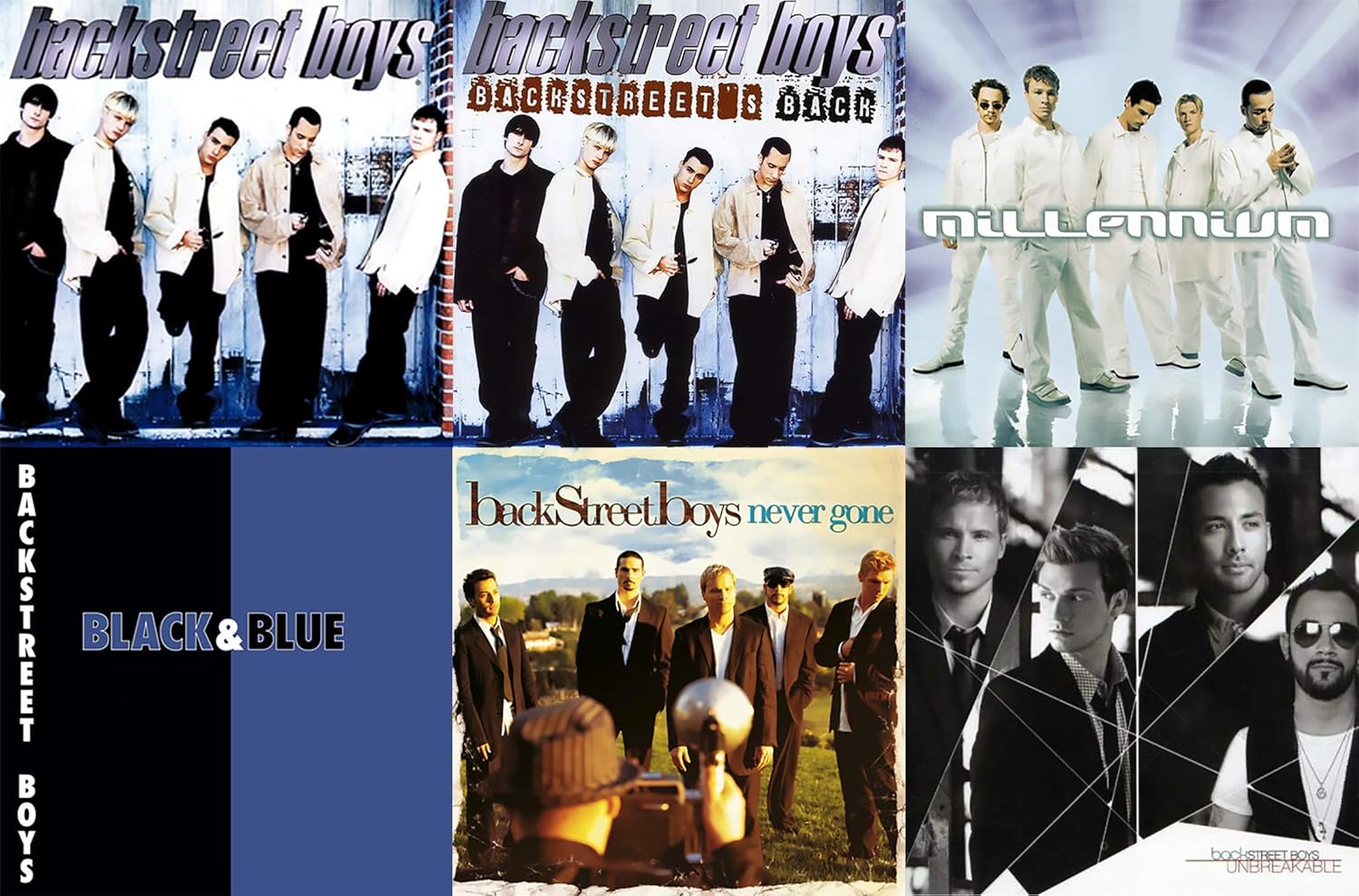 Backstreet Boys Classic Hits 6 Studio Albums Collection Complete 1996