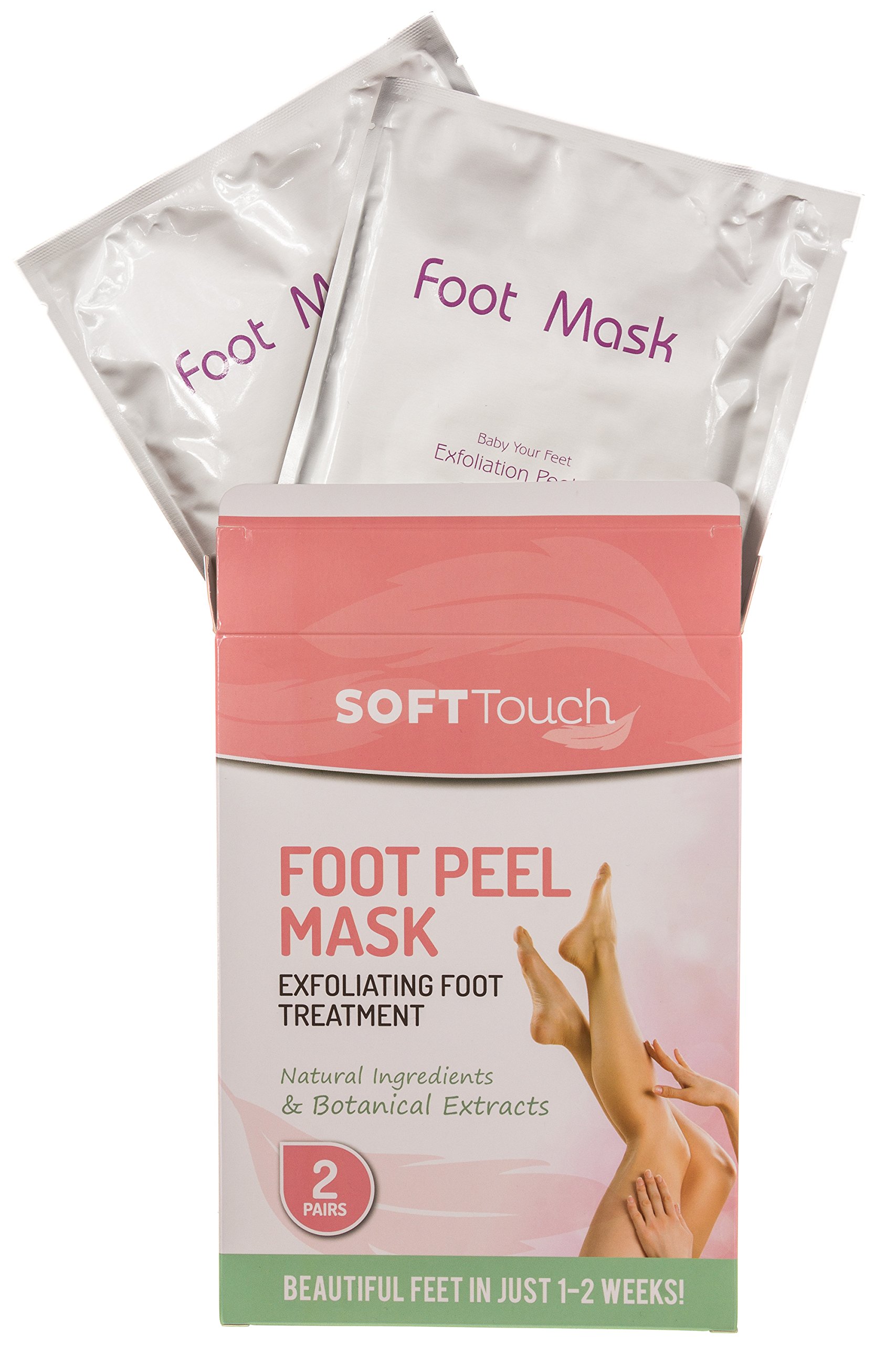 Soft Touch Foot Peel, Foot Mask for Baby Soft, Touchable Feet (2 Pairs