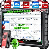 Autel MaxiSYS MS906 MAX Scanner, ECU C0ding, 3000+ Active Test, 40+ Service | 2026 10.1in MS906MAX Bidirectional Tool V2.0 MS906 PRO MP900BT MS906BT, 40+ Service as MS908S PRO II, All-Sys Diagnostic, FCA