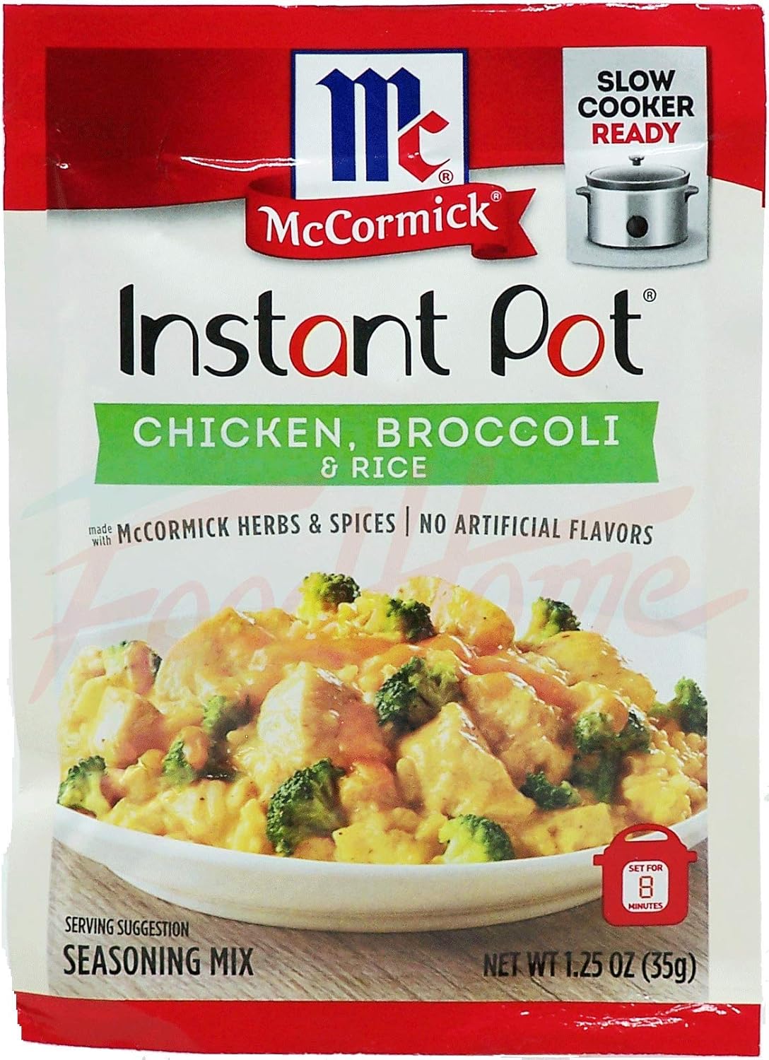 McCormick Instant Pot chicken, broccoli & rice seasoning