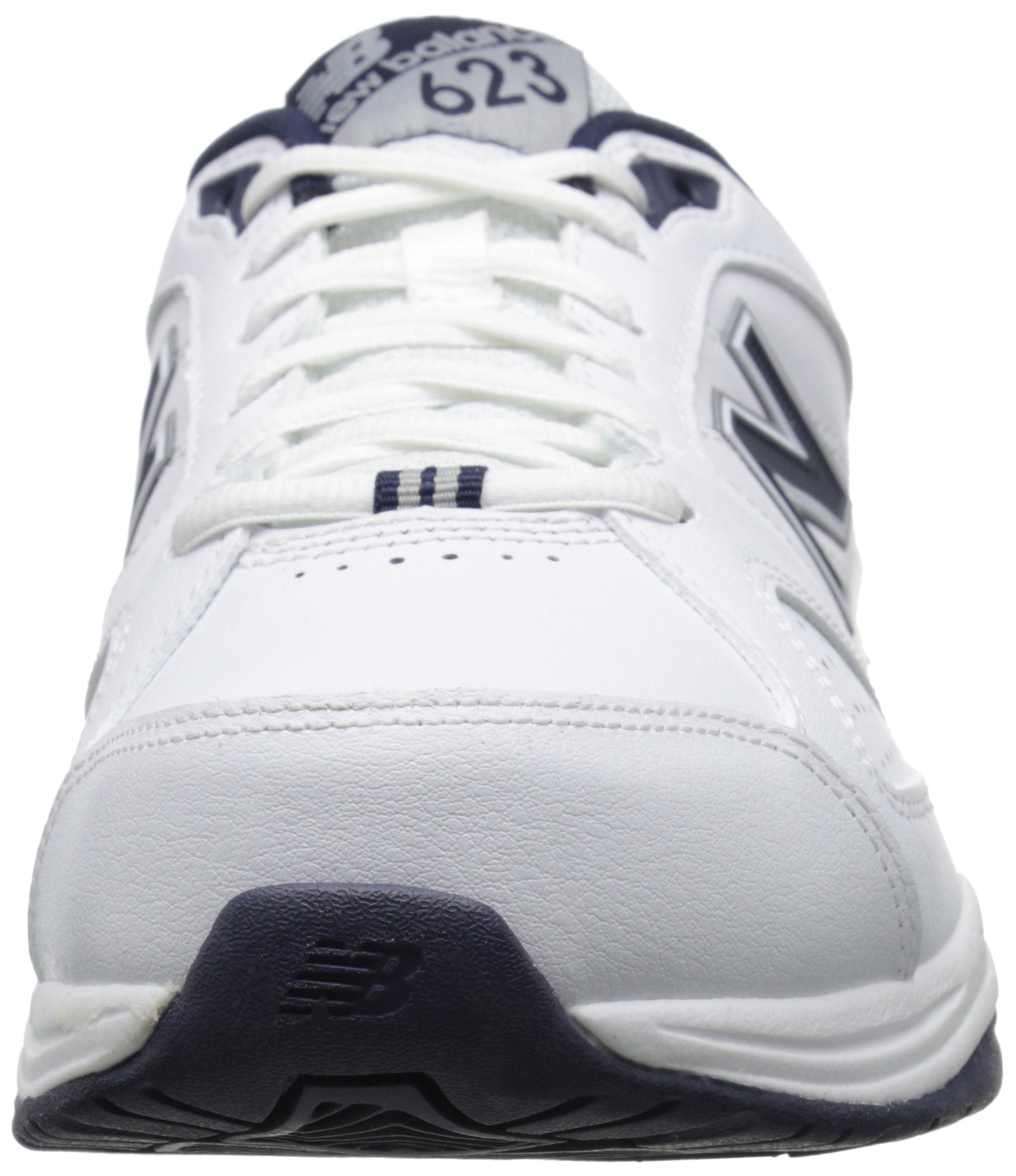 New Balance Men's 623v3 Training Shoe, White/Navy, 11 2E US on Galleon