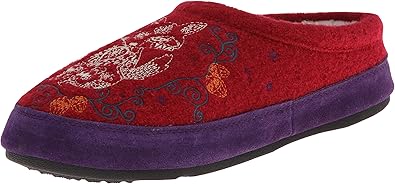 acorn forest mule slippers