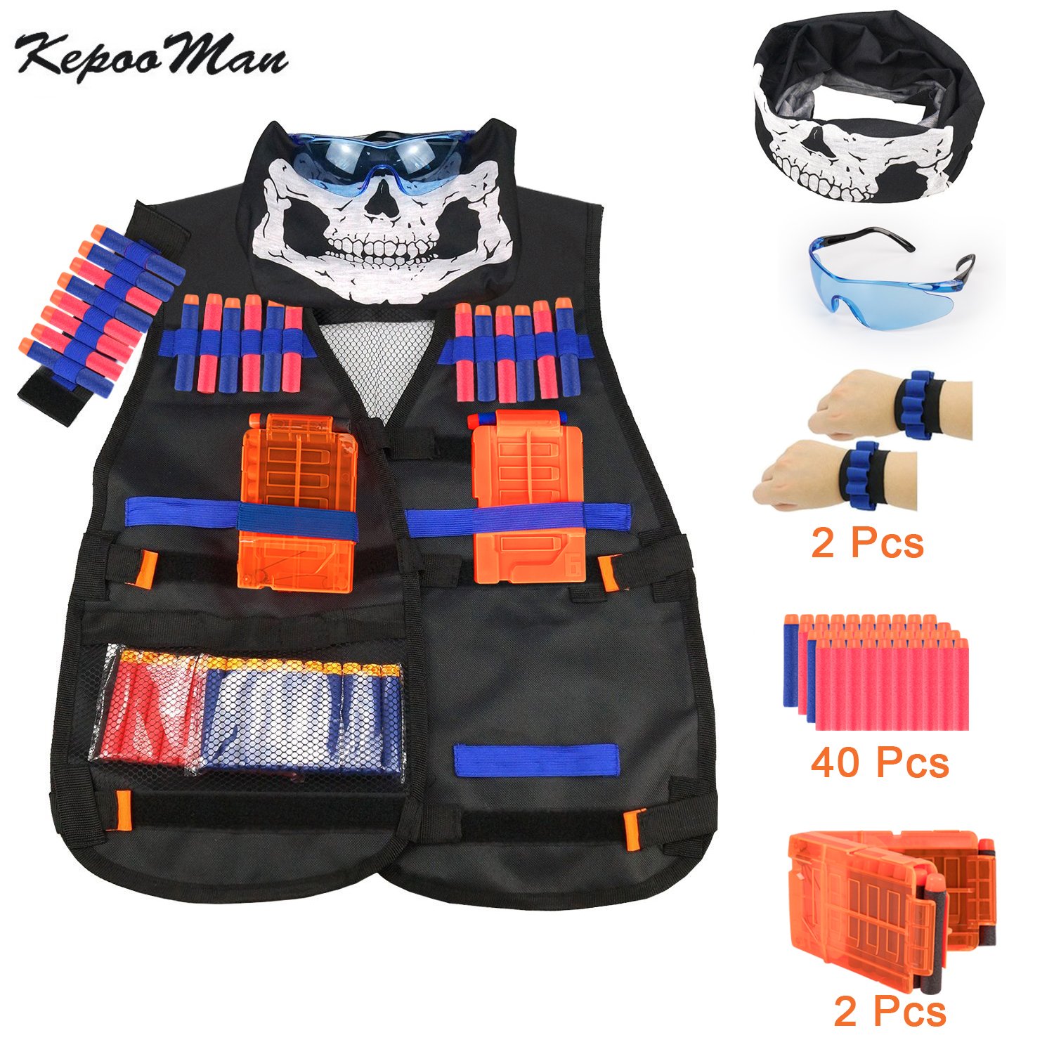 Tactical Vest Kit for Nerf Guns NStrike Elite Seriesby Kadyn SFCPA