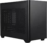 Cooler Master MasterBox NR200P Mini ITX Case Black Tempered Glass Vertical GPU view 2