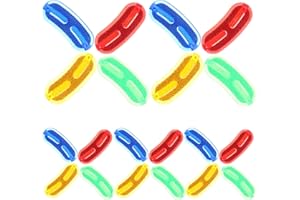 Kichvoe 20pcs Replaceable Plastic Bike Wheel Reflectors Spoke Warning Signs for ’s Mountain Bicycles Safety