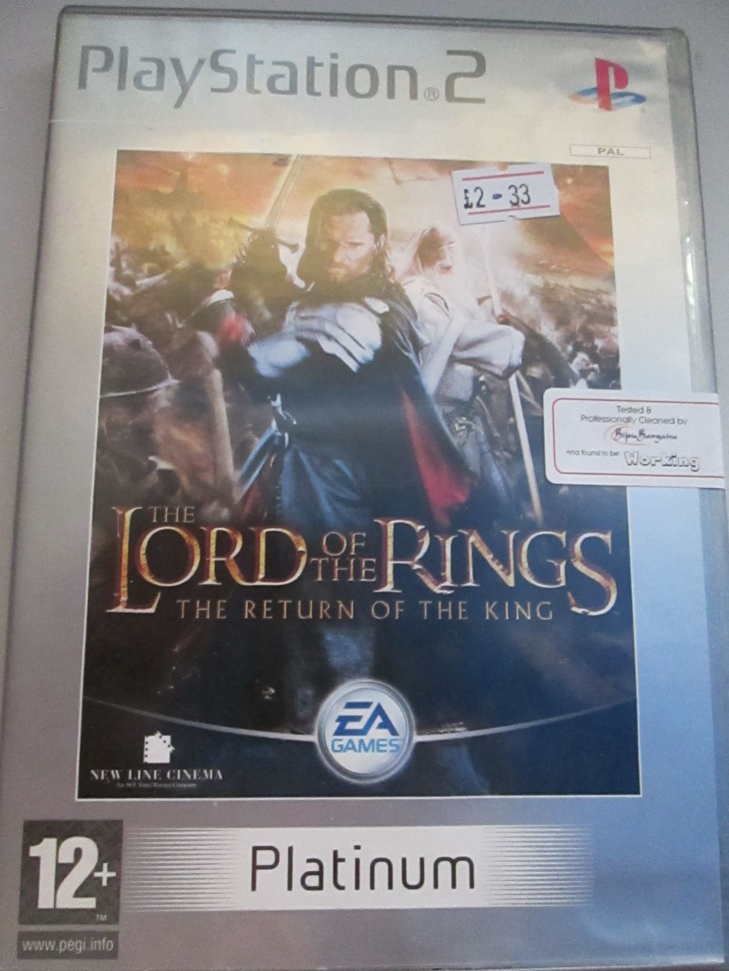 Electronic Arts The Lord Of The Rings: The Return Of The King Platinum (PS2) [Import Anglais]
