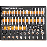 GEARWRENCH 68 Piece 1/4” Drive Master SAE Socket Set in Foam Storage Tray - GWMSSKT14SAE