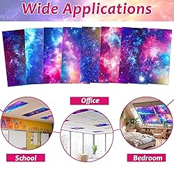 8 Pcs Fluorescent Light Covers with 80 Magnets