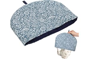 DOITOOL Cotton Tea Cozy for Teapot Keep Warm Vintage Floral Printed Teapot Cover Insulated Traditional Tea Quilt Floral Warme