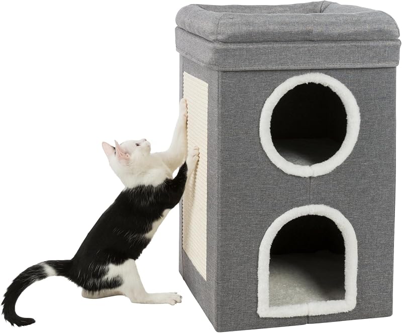 Torre Rascador Saul, 64 cm, Gris, para Gatos