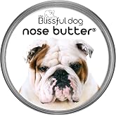 The Blissful Dog Bulldog Nose Butter, Versatile Dog Nose Balm to Reduce Dryness, Handcrafted Moisturizer, Easy-to-Apply, 1 oz.