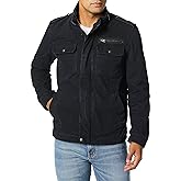 Levi's Men's Washed Cotton Military Jacket (Regular & Big & Tall Sizes)