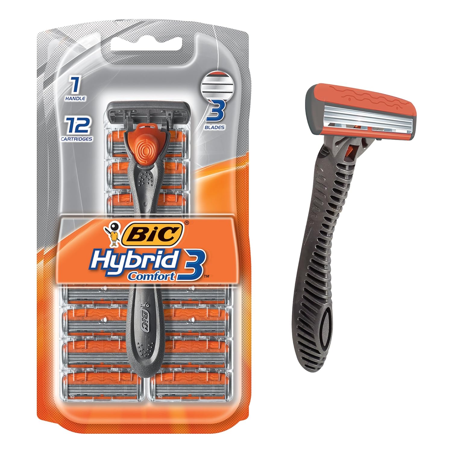 BIC Hybrid 3 Comfort Disposable Razor 12 Count Only 5.15 Shipped