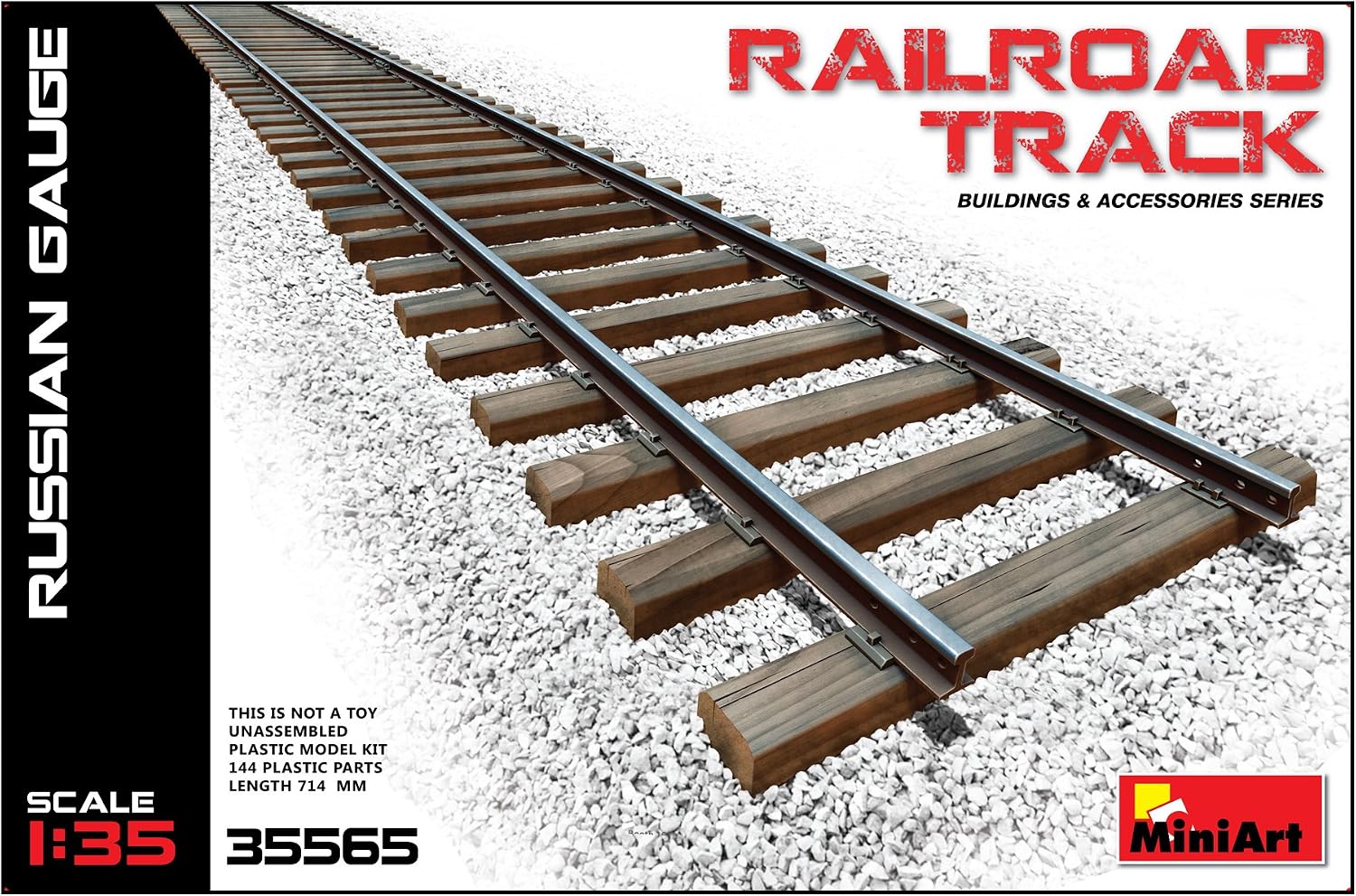Miniart 1:35 - Railroad Track Russian Gauge, Various, standard size