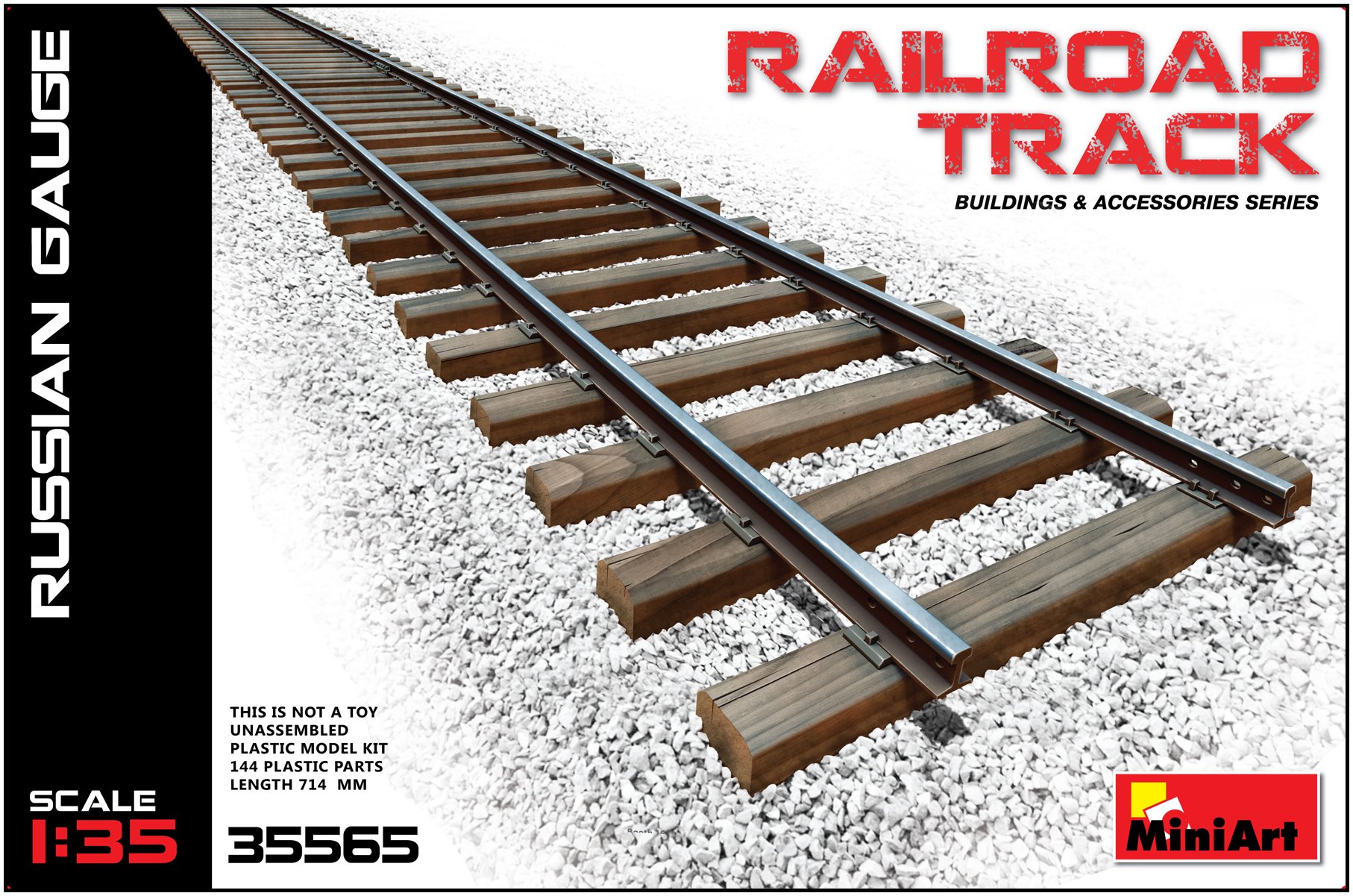Miniart 1:35 - Railroad Track Russian Gauge
