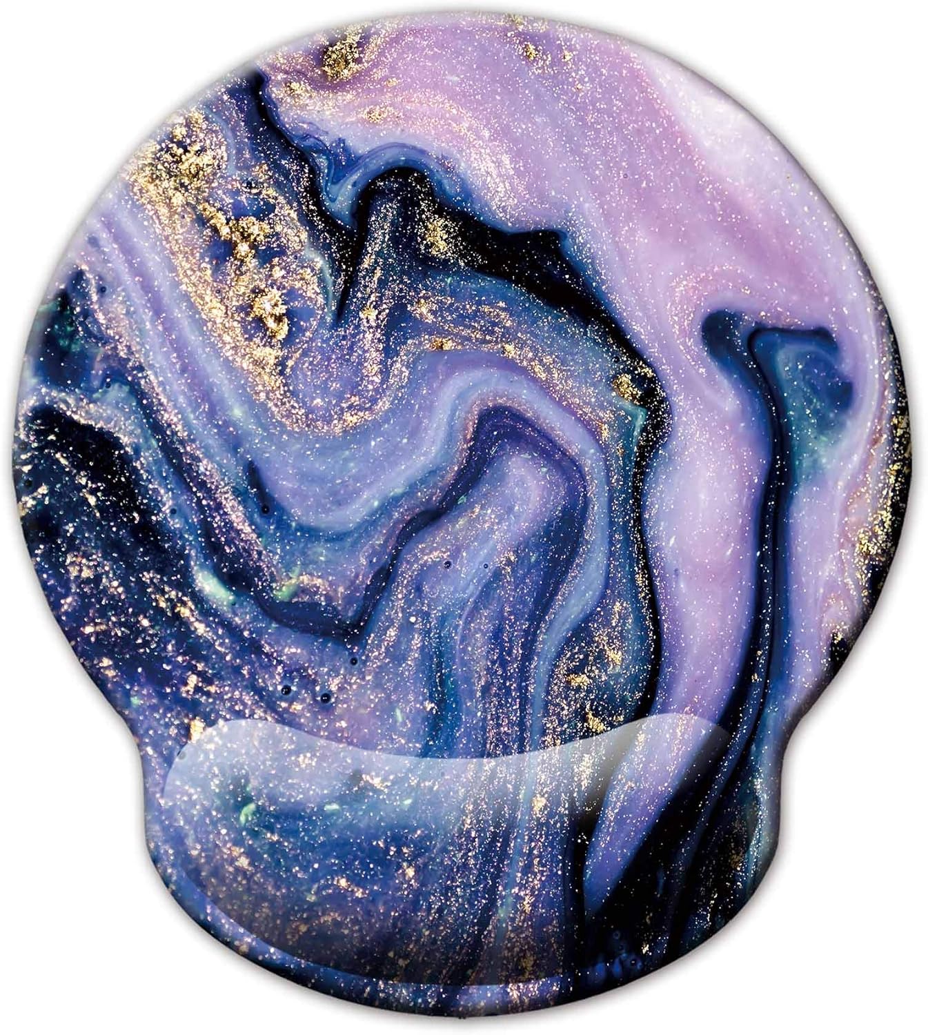 Ergonomic Mouse Pad with Wrist Support,Dooke Cute Wrist Pad with Non-Slip Rubber Base for Computer, Laptop, Home Office Gaming, Working, Easy Typing & Pain Relief Marble