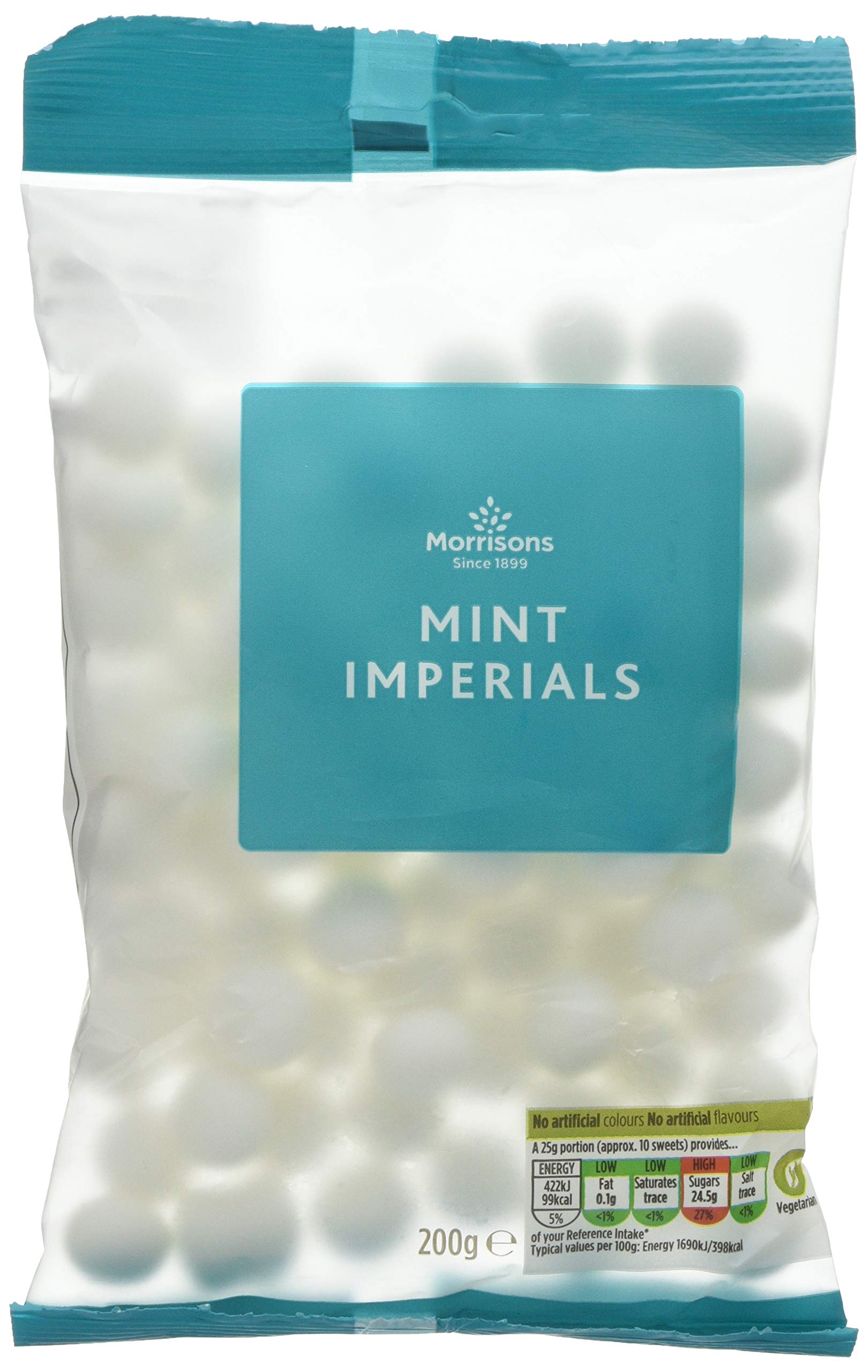 Morrisons Mint Imperials, 200 g, Pack of 16