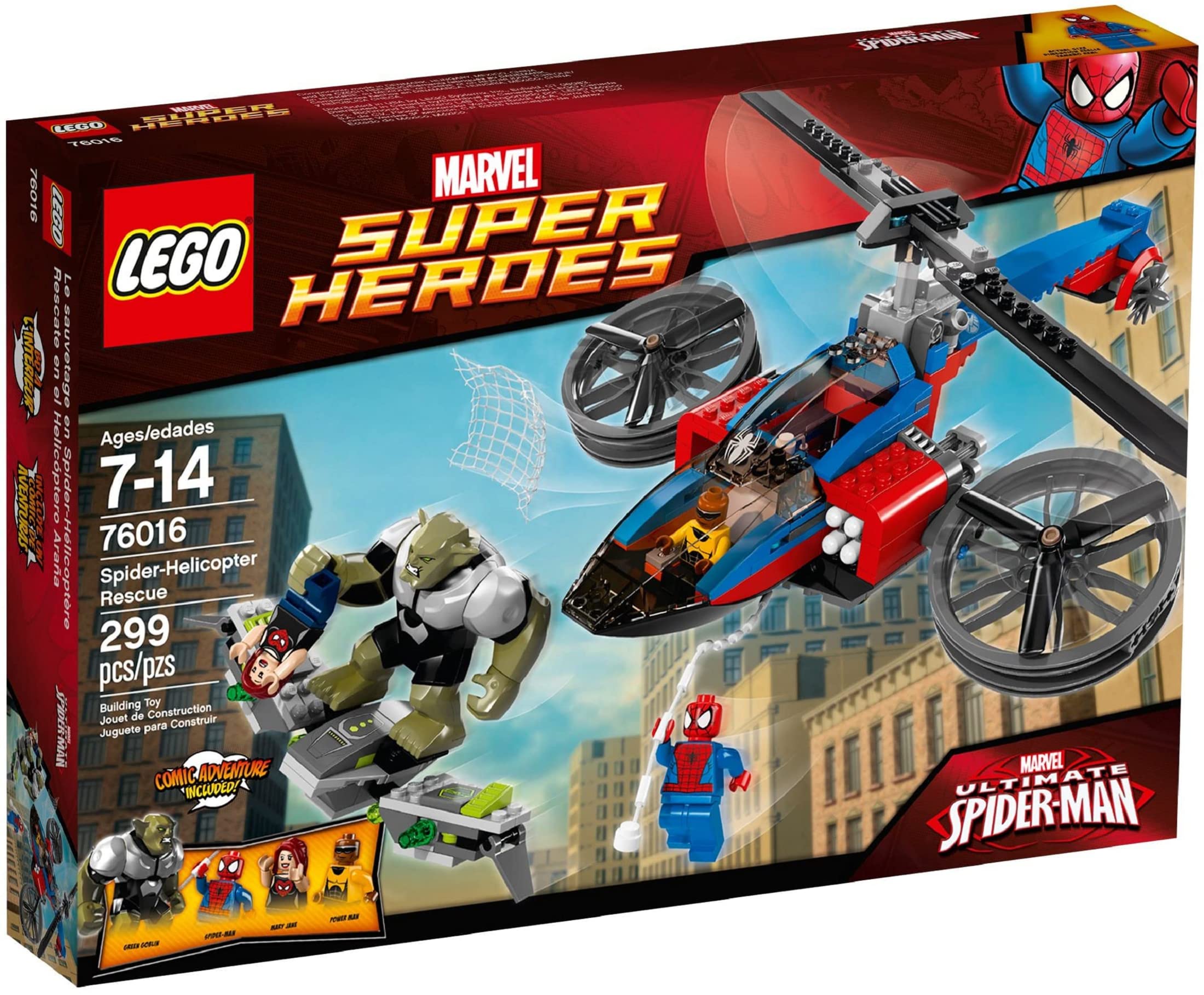 LEGO Marvel Super Heroes 76016 Spider-Helicopter Rescue
