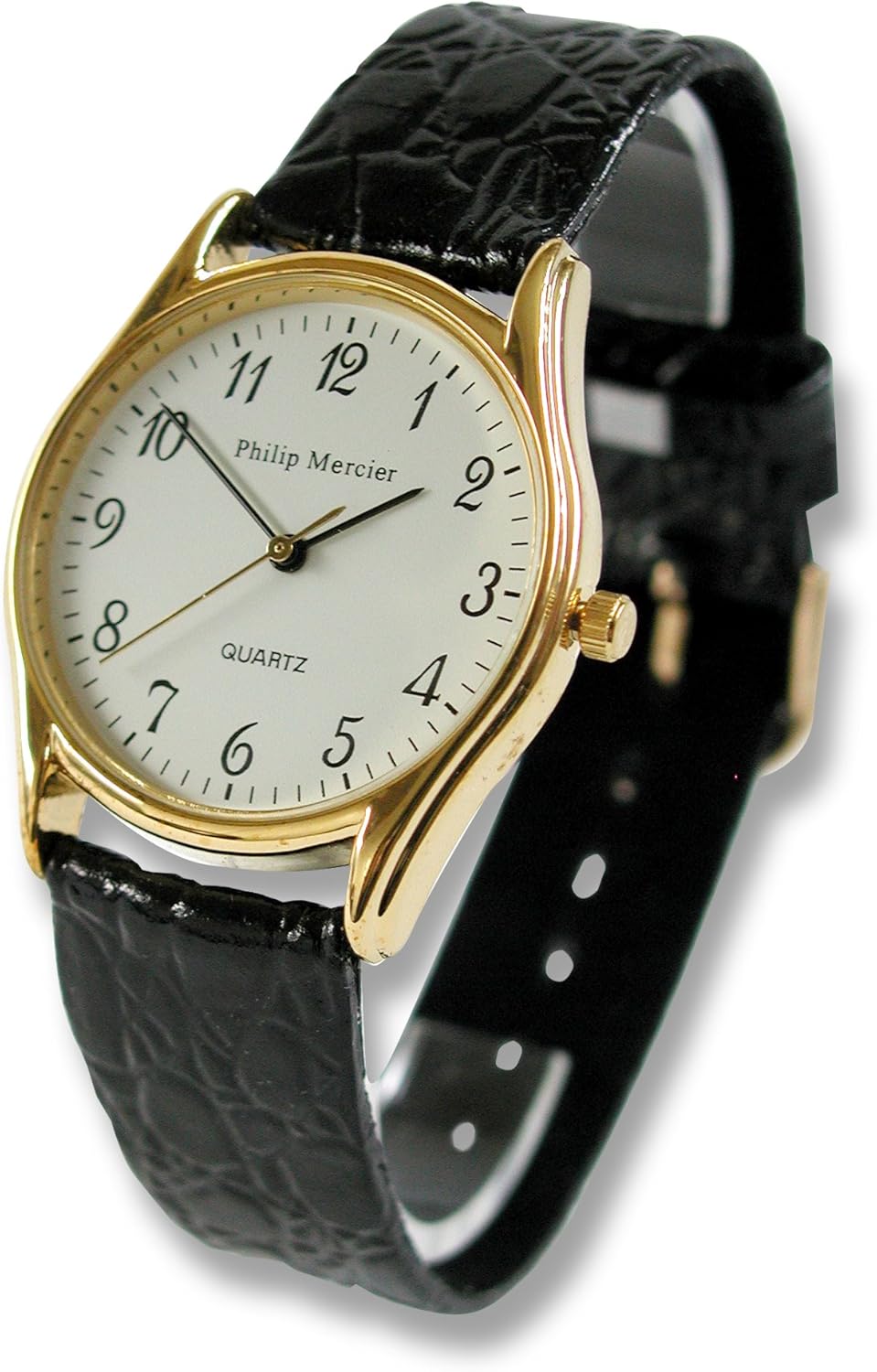 philip mercier watch 18k gold electroplated