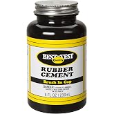 Best-Test Rubber Cement 8OZ Jar