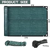 TUAKIMCE Garden Privacy Netting 2 x 5m 90% HDPE UV Shading Net view 2