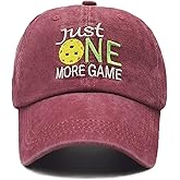 NVJUI JUFOPL Pickleball Hat for Men Women, Pickleball Gifts Embroidered Baseball Cap