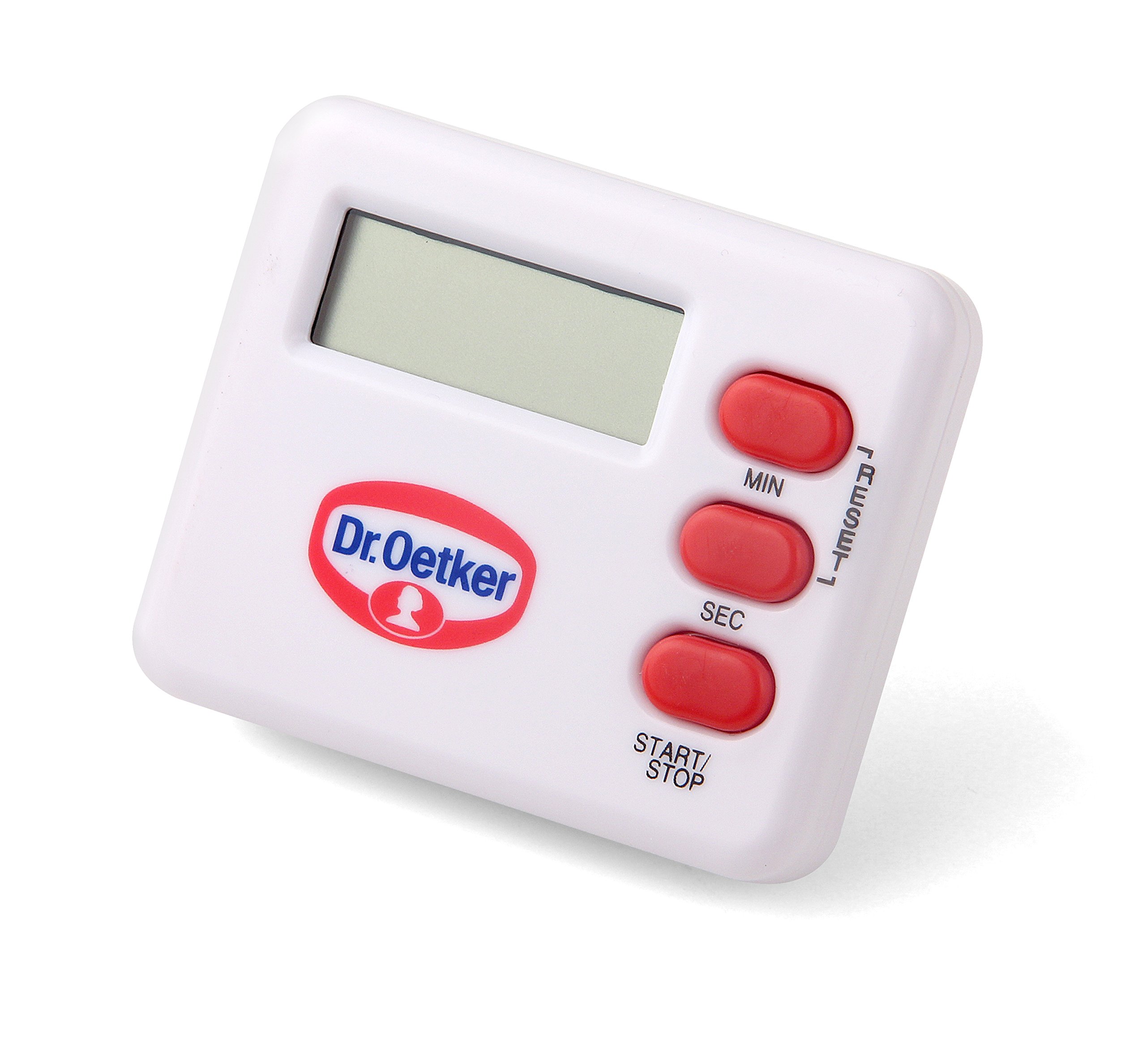 Dr.Oetker "Classic Digital kitchen Timer, Plastic, White, 5 x 6 cm
