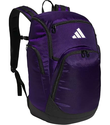 adidas Striker 3 Team Sports Backpack – Daypack for Sports Gym Travel, 36L, Collegiate Purple, OSFA : Sports & Outdoors