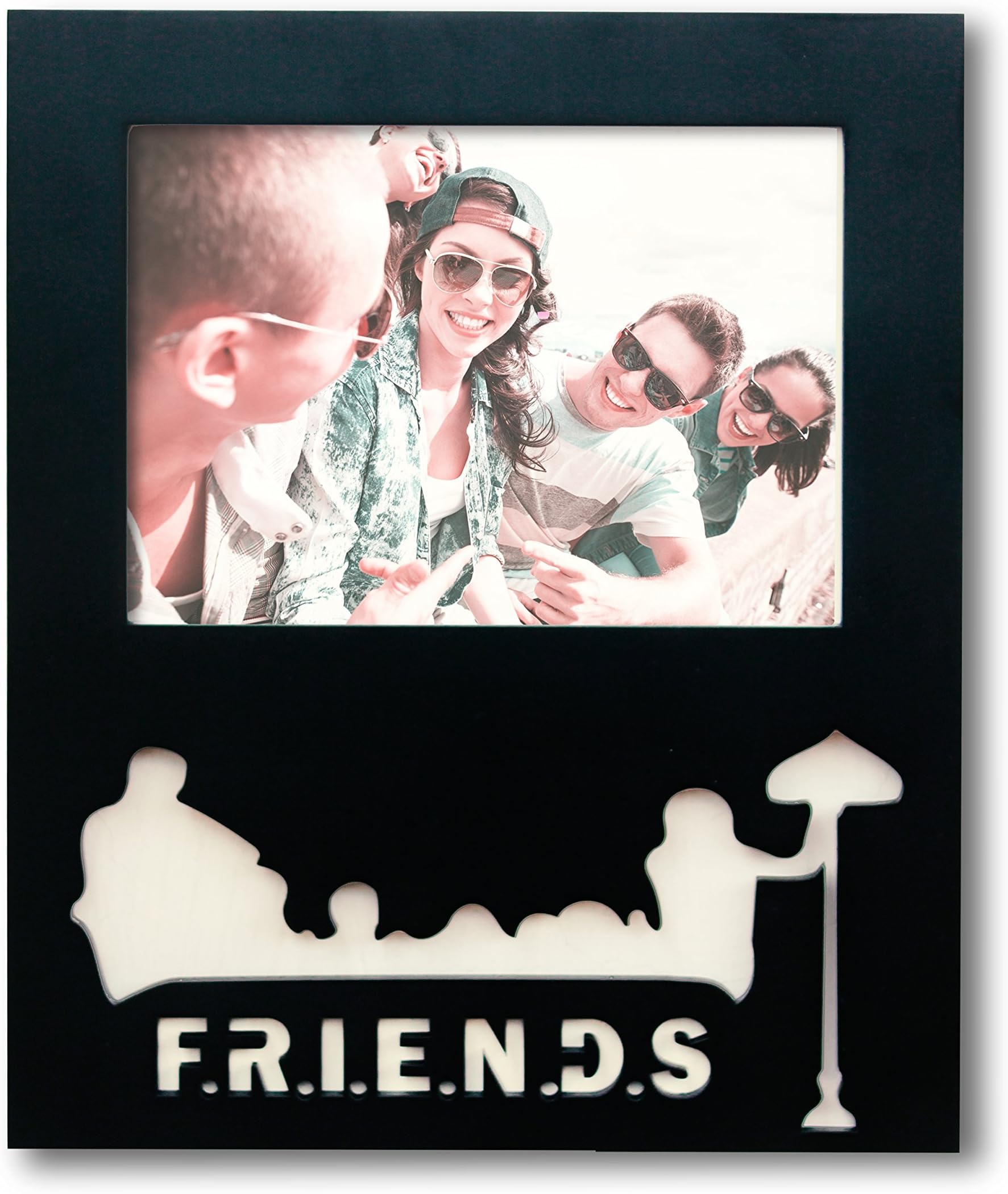 Cubikfeet creations Wood Photo Frame (11 x 9 inch, Black)