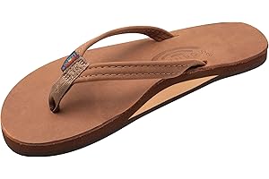 Rainbow Sandals Women's Single Layer Leather Sandal Narrow Strap