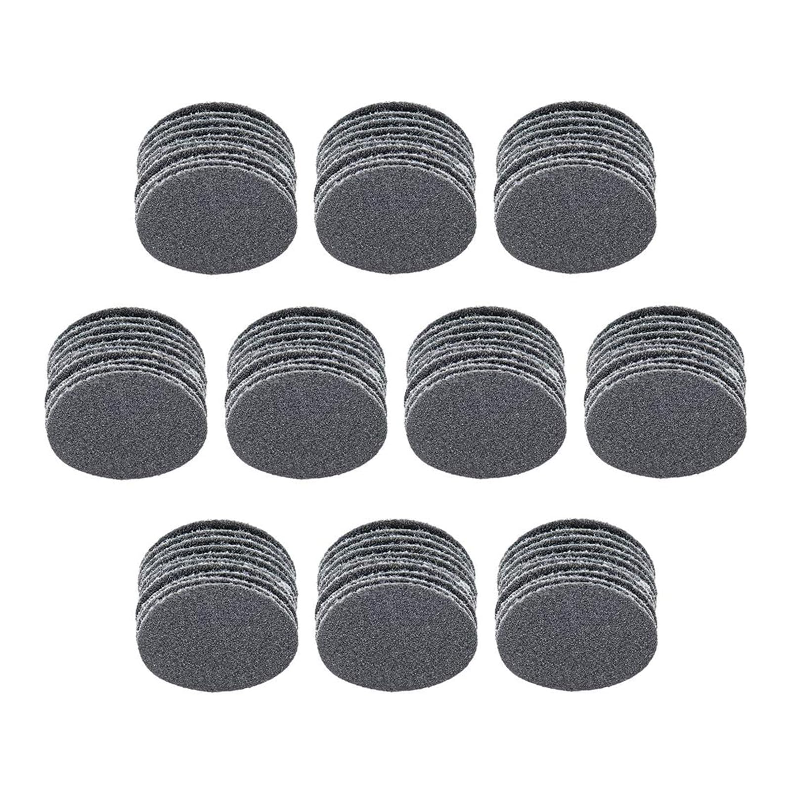 TA-VIGOR 100Pcs 25mm Wet and Dry Sanding Discs, 150 Grit 1 Inch Hook and Loop Sandpaper Electrostatic Sand Planting Silicon Carbide Sanding Discs