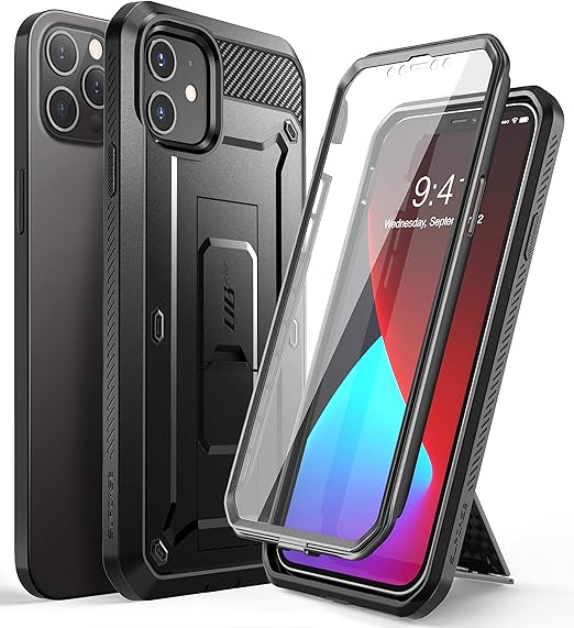 SUPCASE Outdoor Hülle für iPhone 12/iPhone 12 Pro (6.1") Handyhülle 360