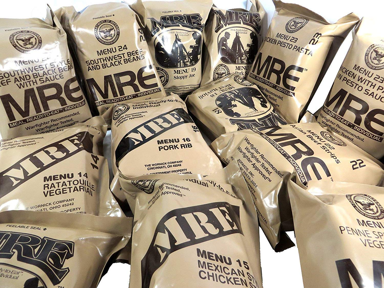 MRE US Meal Ready to Eat, Army Ration EPA, Assorted Menus Buy Online