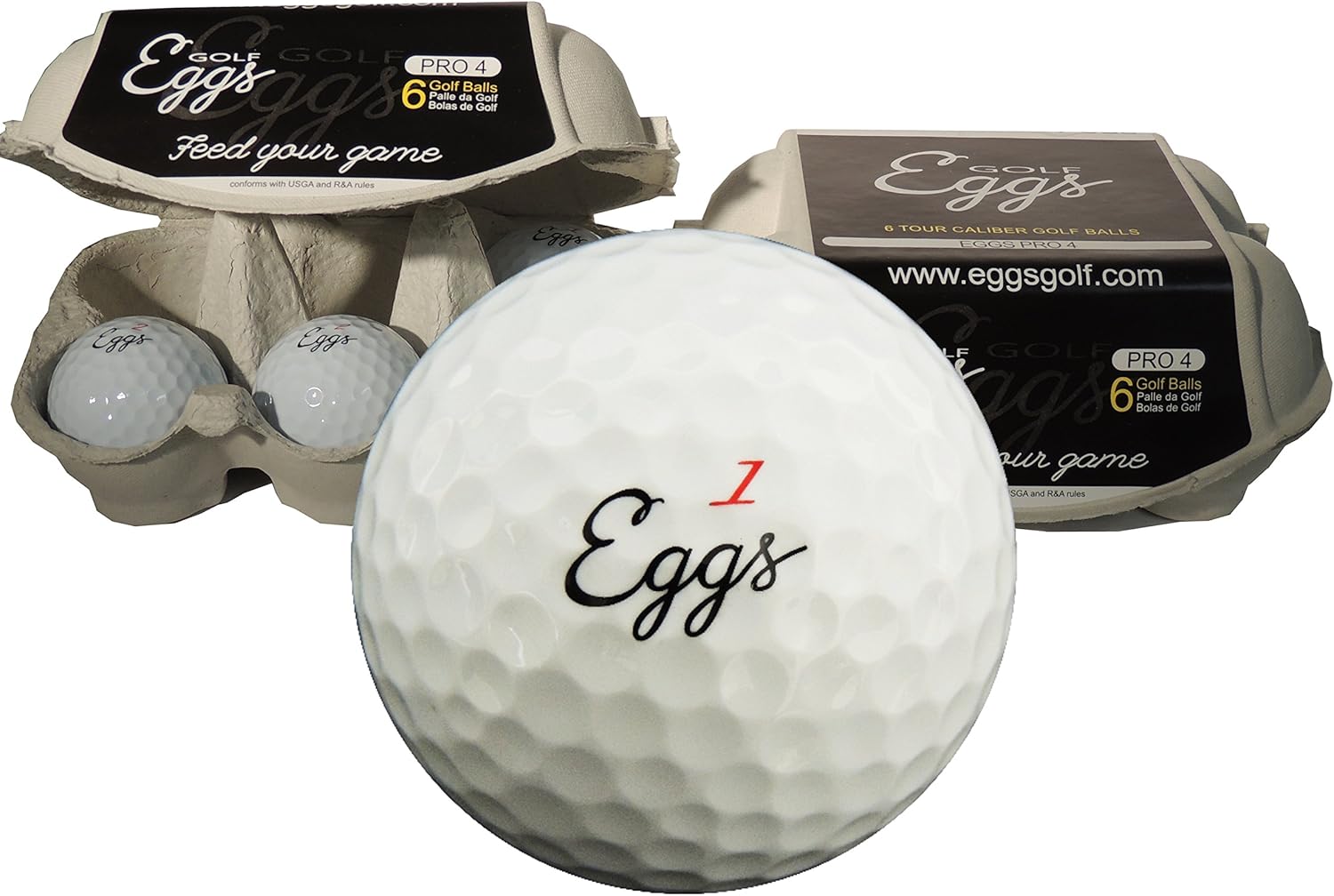 Eggs Golf Pro4 Tour Level Golf Balls 12 Balls Amazon.co.uk Sports & Outdoors