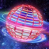 MERRYHOME Flying Ball Toys for Boys Grils: 2026 Fly Orb Cosmic Globe Boomerang Hover Ball, Hand Mini Drone, Flying Toy Fly Spinners for Kids Teens Adults Indoor Outdoor Toys (Red)