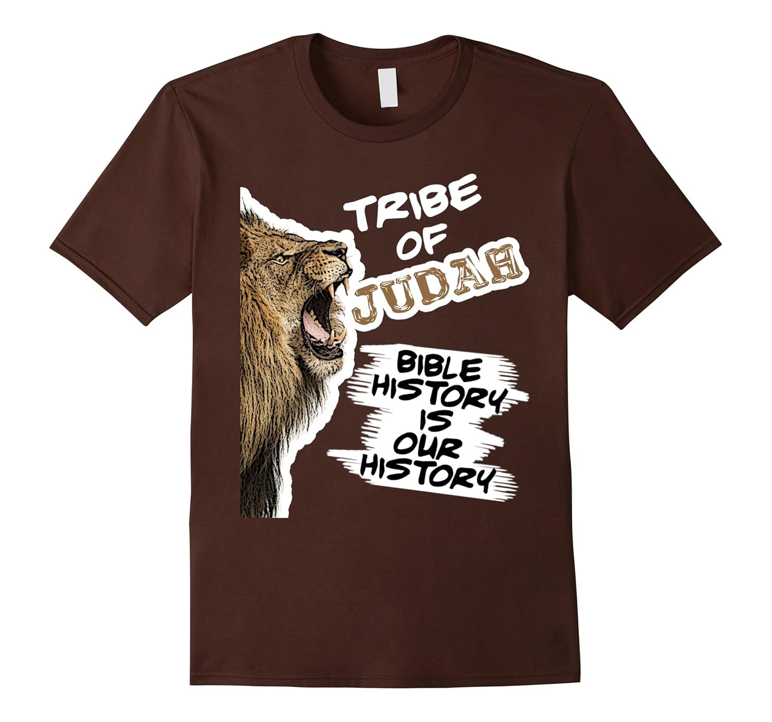 Hebrew Israelite Tribe Judah Lion Heritage Torah T-Shirt-ANZ
