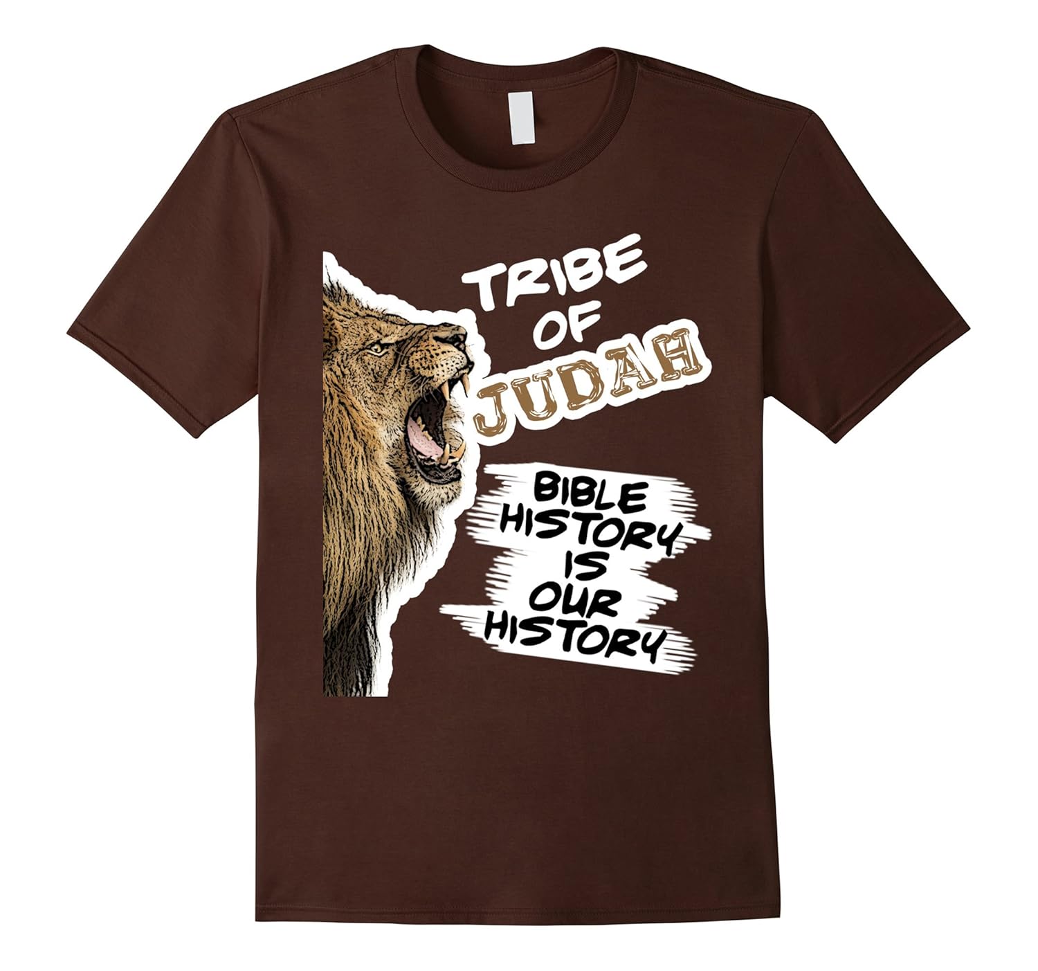 Hebrew Israelite Tribe Judah Lion Heritage Torah T-Shirt-TD