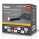 Roku Streaming Stick+ | HD/4K/HDR Streaming Device with Long-range Wireless and Voice Remote with TV Controls (updated for 2019)