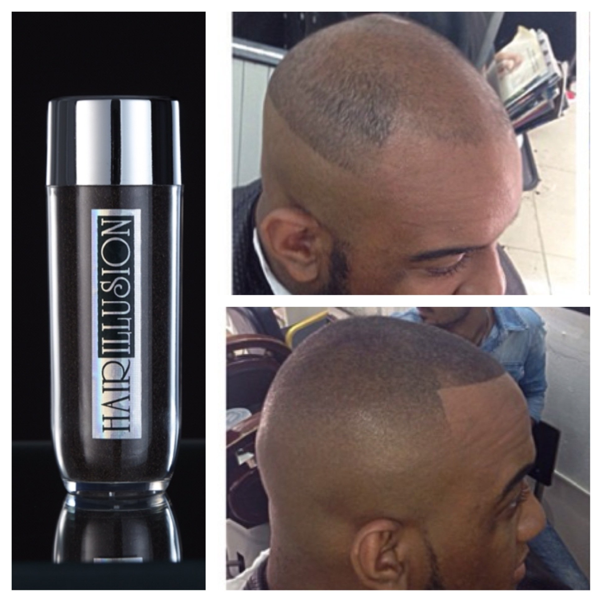 HAIR ILLUSION 100 Natural Real Human Hair FibersNot Synthetic For Men