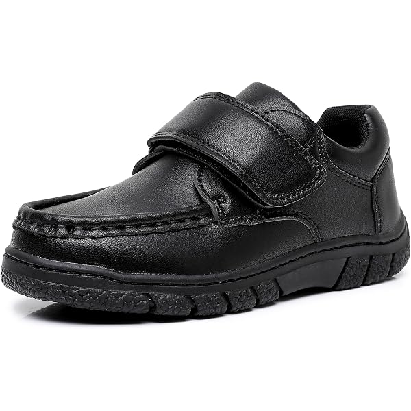Amazon.com | Hush Puppies boys Ty Dress Shoe, Black, 13 Wide Little Kid US 