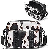 Small Crossbody Bags for Women with Detachable Wallet Vegan Leather Cross Body Bag for Woman Purse with Credit Card Slots