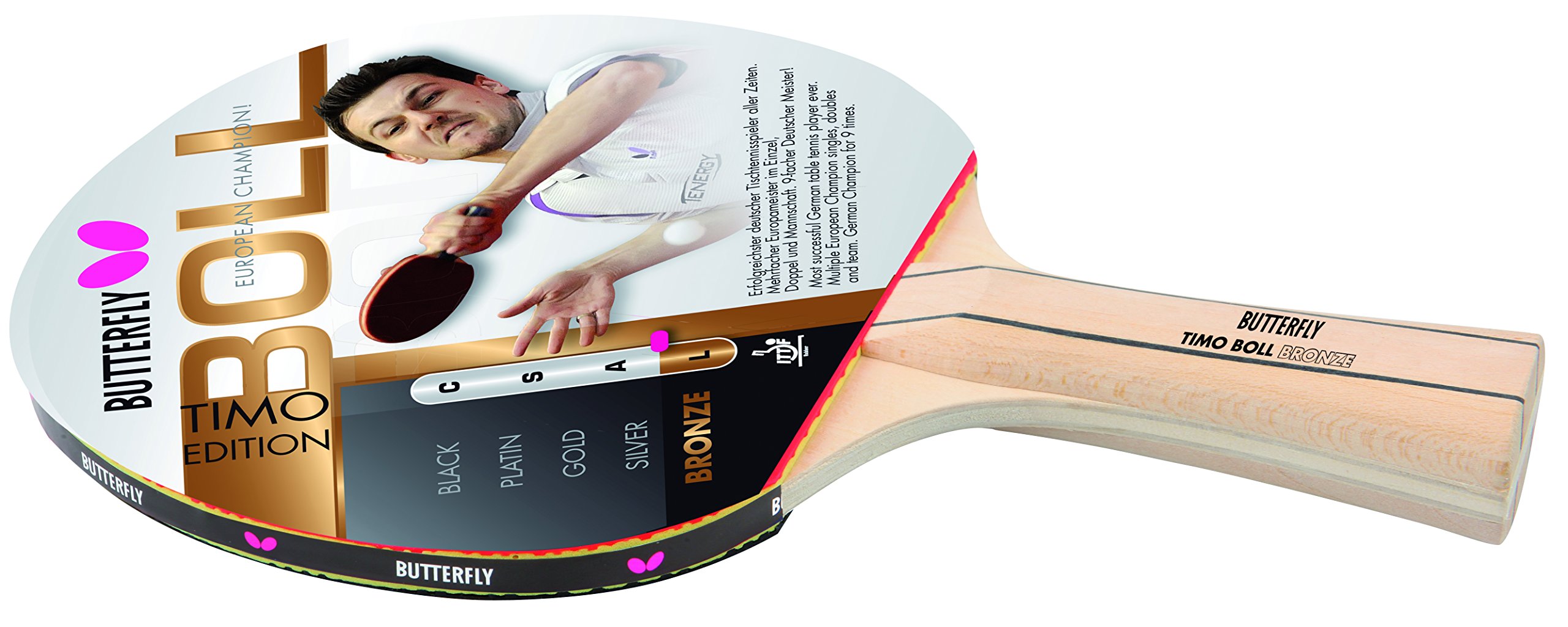 Butterfly Timo Boll Table Tennis Bat - Bronze