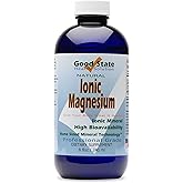 Good State Ionic Magnesium 8 oz - Natural - Nano Sized Mineral Technology - Professional Grade - Supports Healthy Chemical &amp; Enzymes Reactions - 96 Servings (8.1 fl oz)