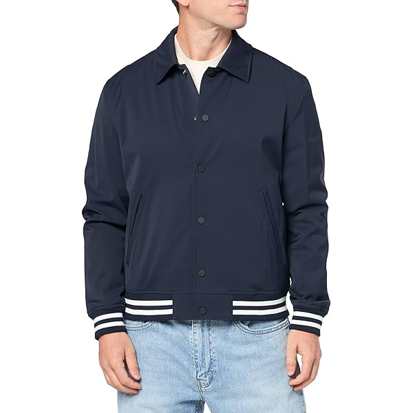 Theory Men's Varsity JKT JL.NEOTE, Navy, M at Amazon Men's