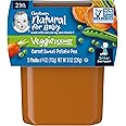 Gerber 2nd Foods Carrot, Sweet Potato & Pea Pureed Baby Food, 4 Ounce Tubs, 2 Count (Pack of 8)