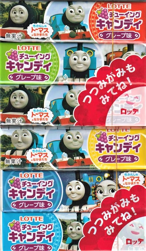 Amazon ロッテ きかんしゃトーマスとなかまたち チューイングキャンディ ロッテ ガム あめ ミント 通販