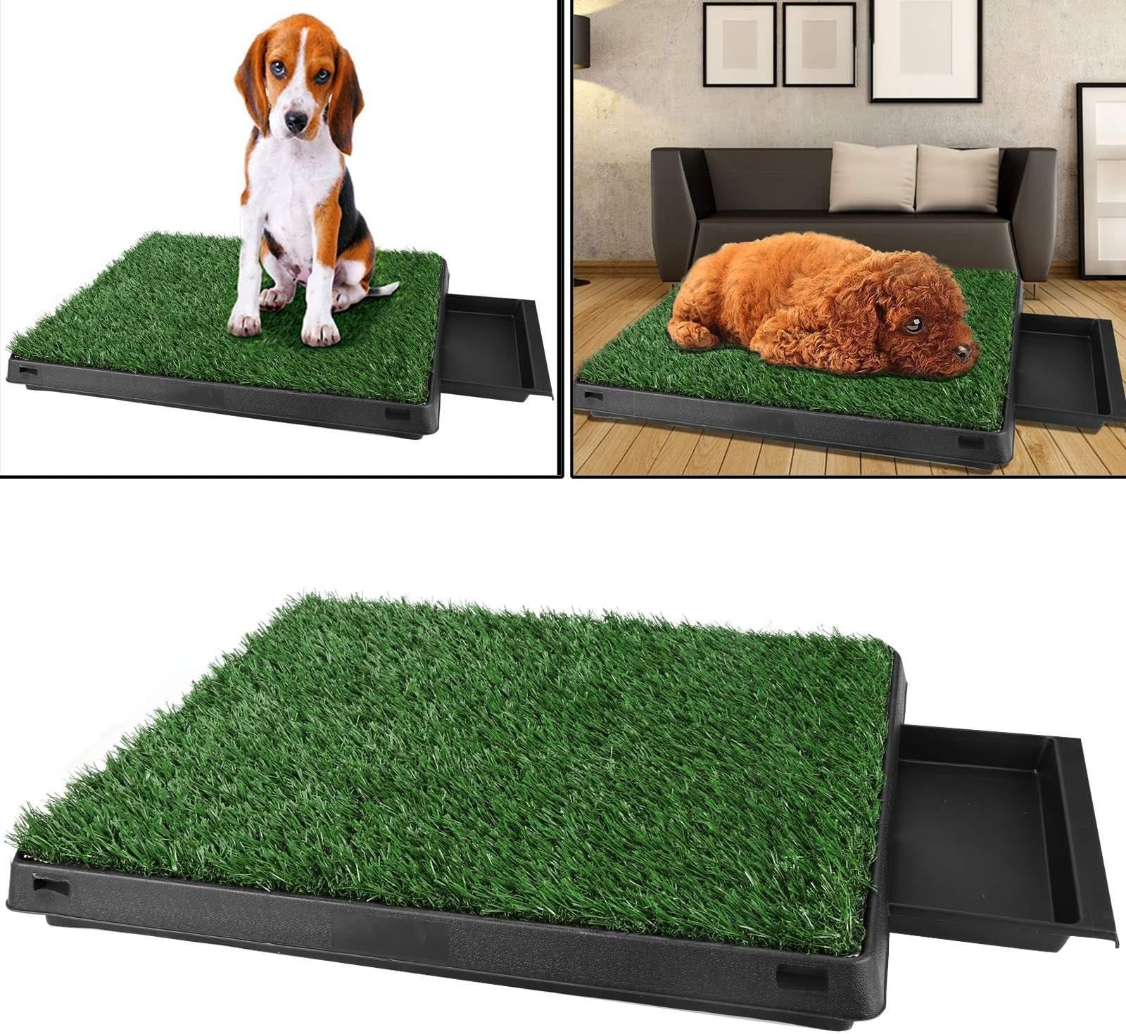 Ceanly Park Indoor Pet Potty, Puppy Potty Trainer Grass Mat Training Pad, UK STOCK (25 Inch X 20 Inch)