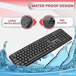Retail Digitals Wired Keyboard | Full-Sized