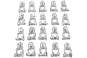 Aramox Car Battery Terminal Set, 12V Positive Negative Battery Connector Clamp Battery Post Terminal for Caravan Van Motorhom