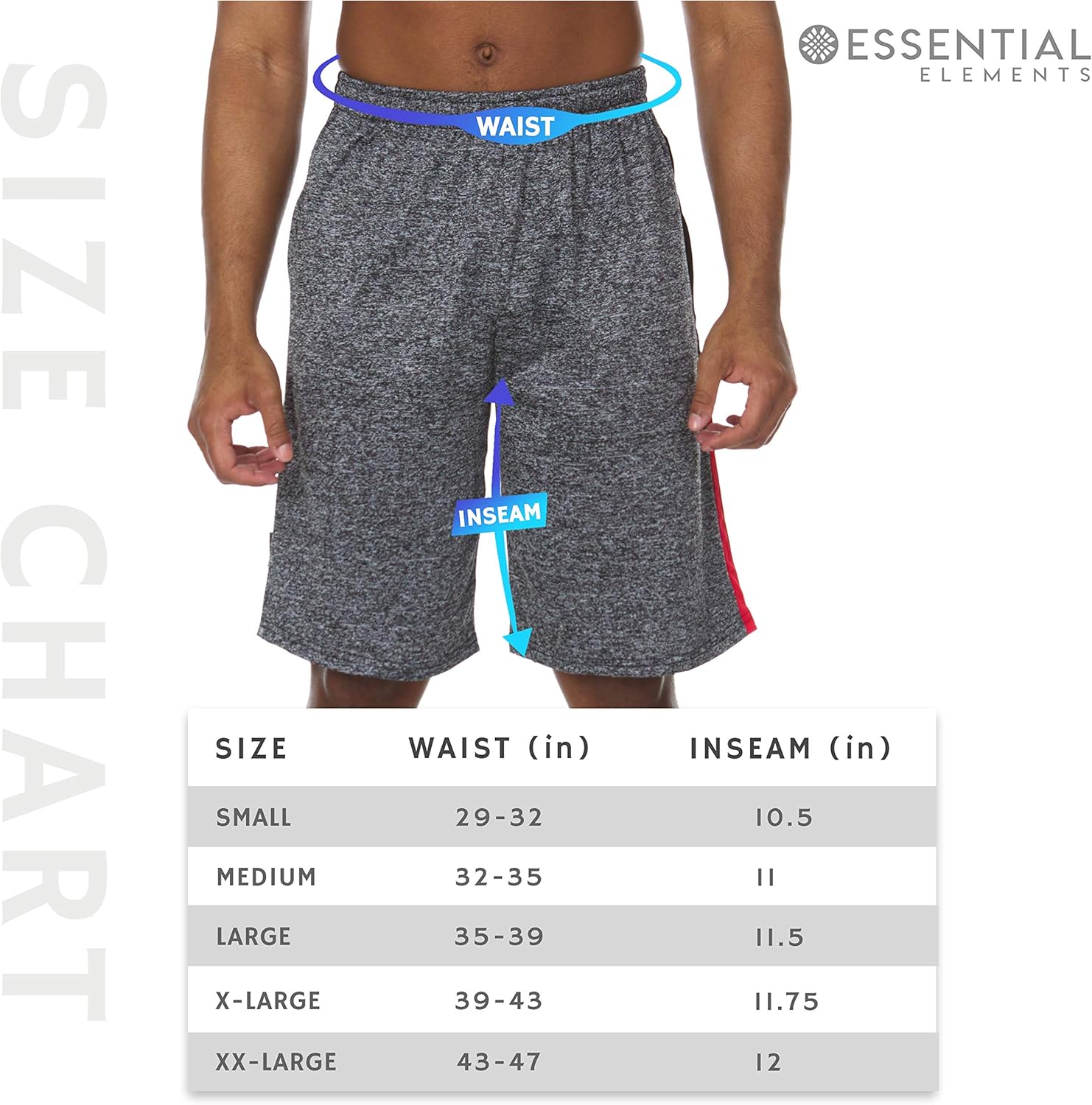 5 Pack: Men's Active Performance Quick-Dry Athletic Stretch Drawstring Basketball Gym Knit Shorts with Pockets at  Men’s Clothing store